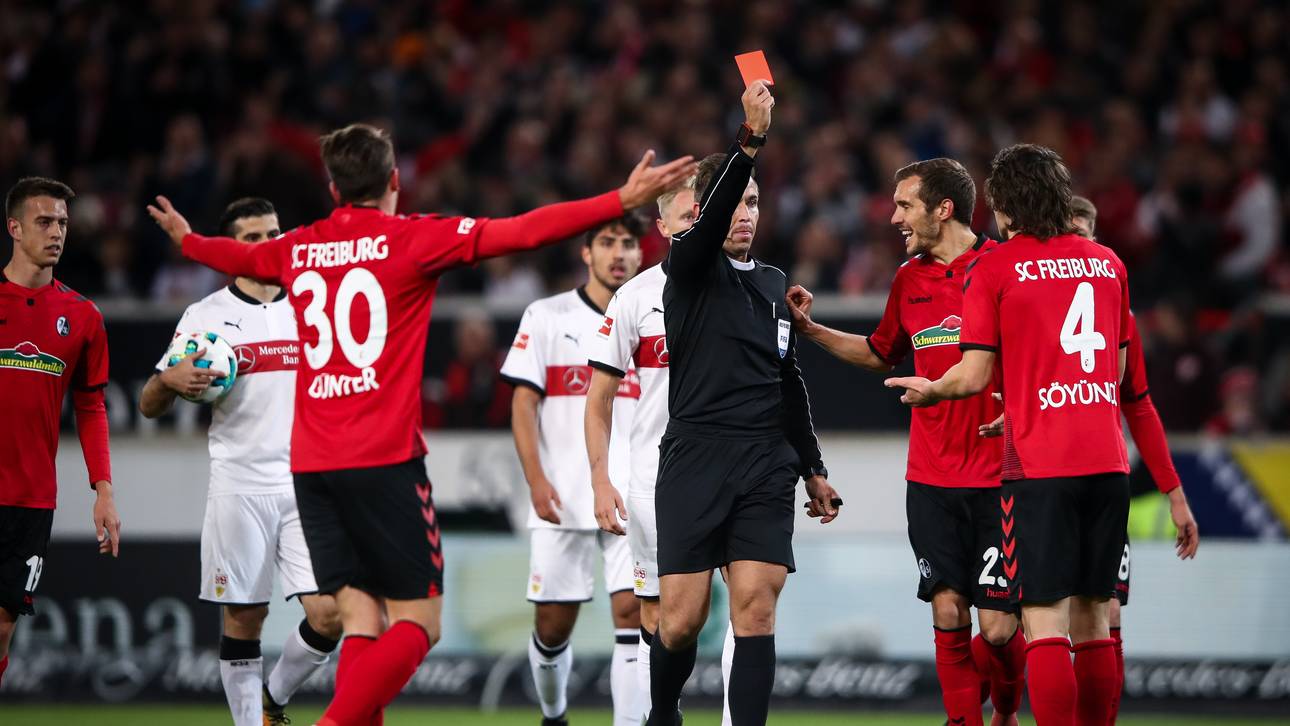 Umstrittenes Rot bei VfB-Sieg