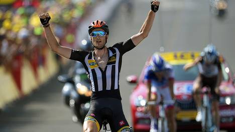 Stephen Cummings feiert den ersten Sieg eines südafrikanisches Teams bei der Tour de France