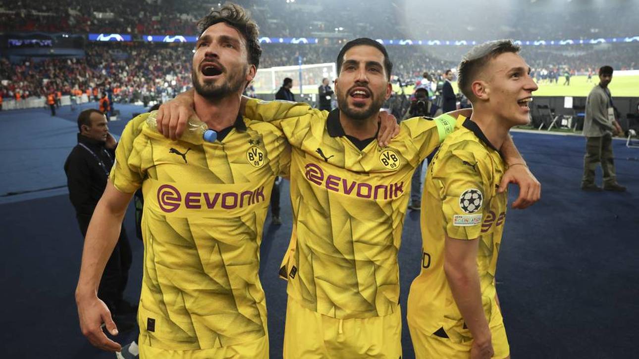 Mats Hummels (l.) und Nico Schlotterbeck (r.) stehen mit dem BVB im CL-Finale