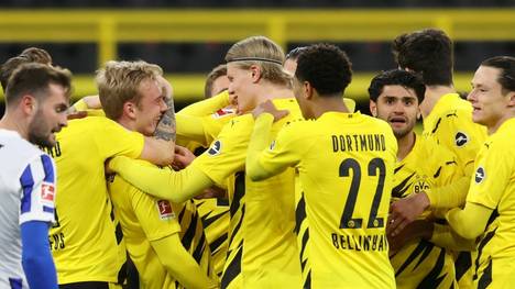 Borussia Dortmund gewinnt gegen die Hertha