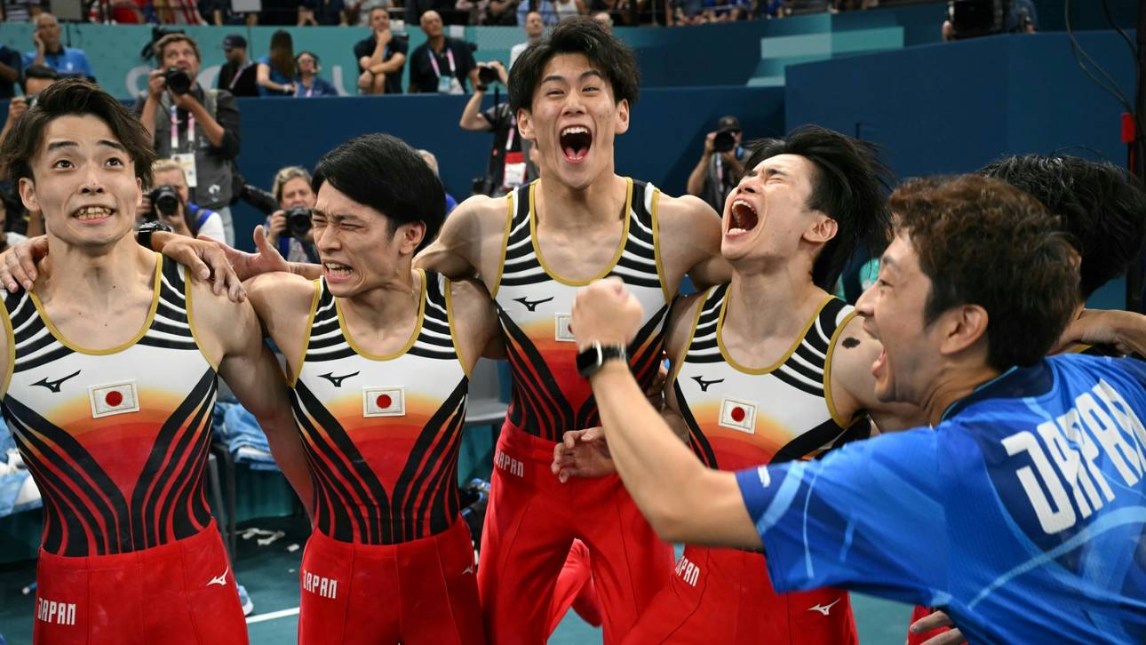 Turn-Krimi: Japan jubelt über Gold