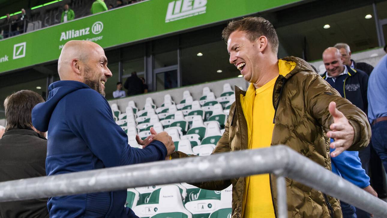 Alfred Schreuder (l.) wird Co-Trainer von Julian Nagelsmann