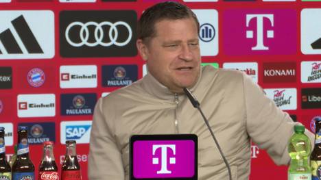 FCB-Sportvorstand Max Eberl spricht über die Zukunftsplanung von Joshua Kimmich. 