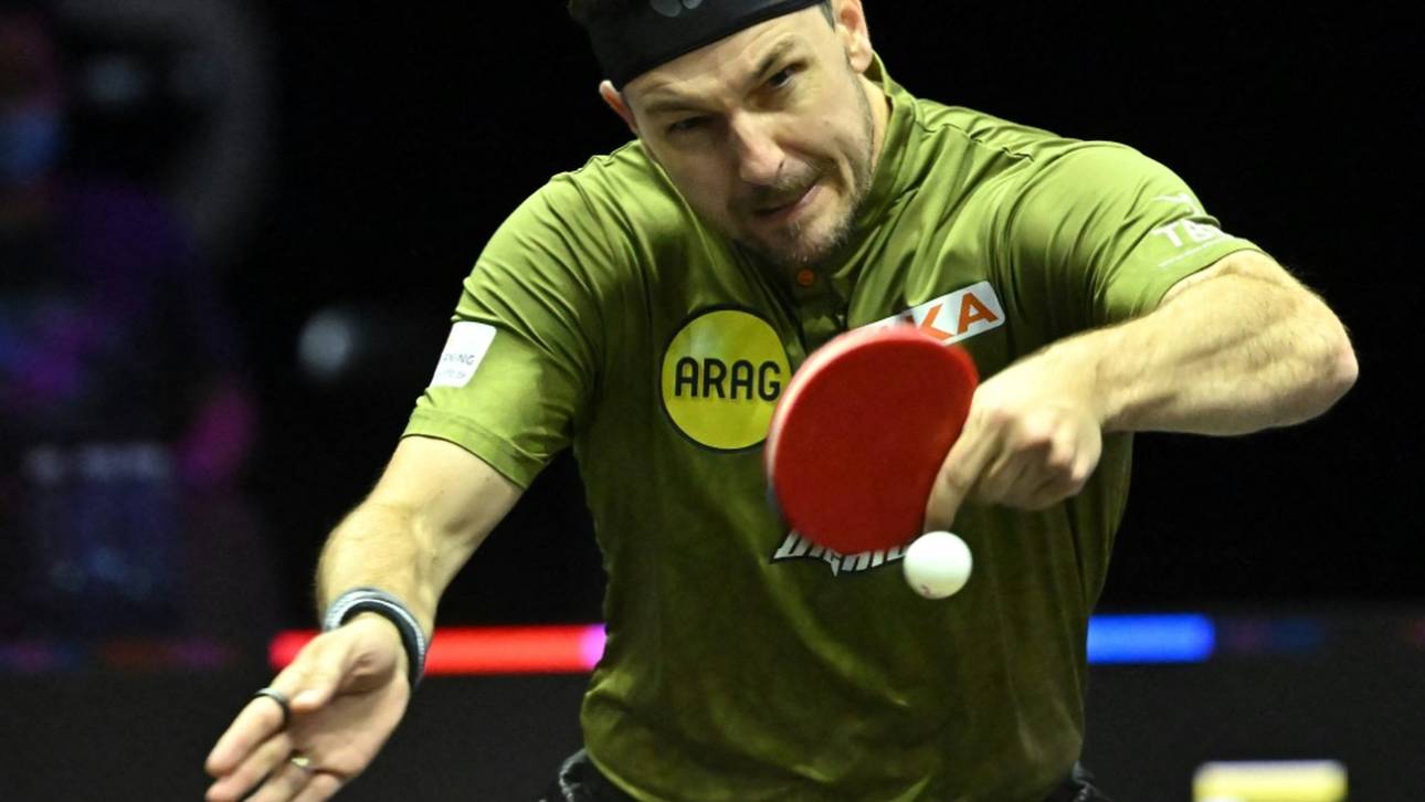Timo Boll zum Zuschauen verdammt