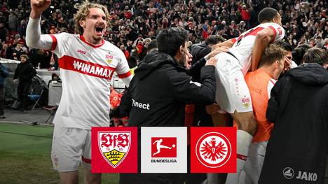 Zwischen dem VfB Stuttgart und Eintracht Frankfurt entwickelt sich das wohl spektakulärste Duell des Spieltags - Traumtore, eine wilde Aufholjagd und ein irres Last-Minute-Drama inklusive.