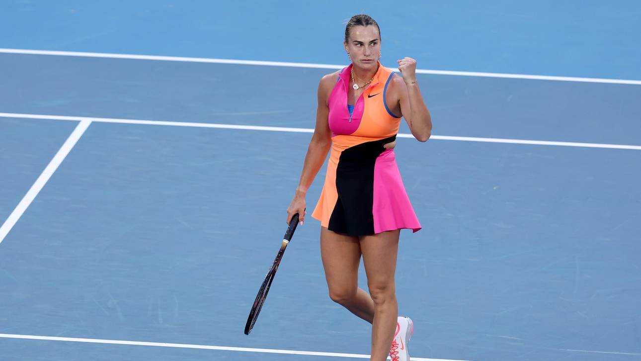 Sabalenka mit souveränem Start