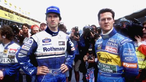 Damon Hill und Michael Schumacher waren in den 90er Jahren erbitterte Rivalen