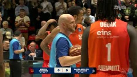 Spiel Highlights zu NINERS Chemnitz - HAKRO Merlins Crailsheim (1)