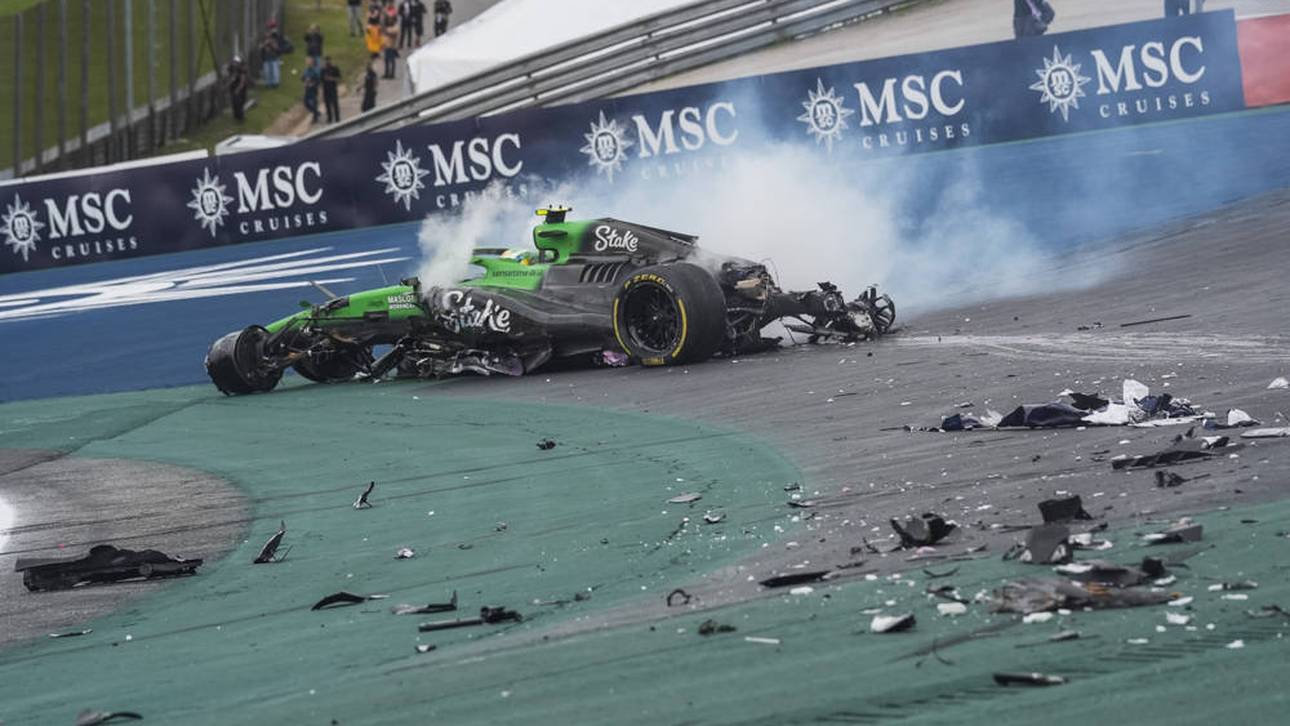 Schlimmer Unfall in der Formel 1