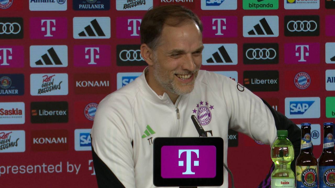 Geschenk zum Abschied? Tuchel kann nur lachen