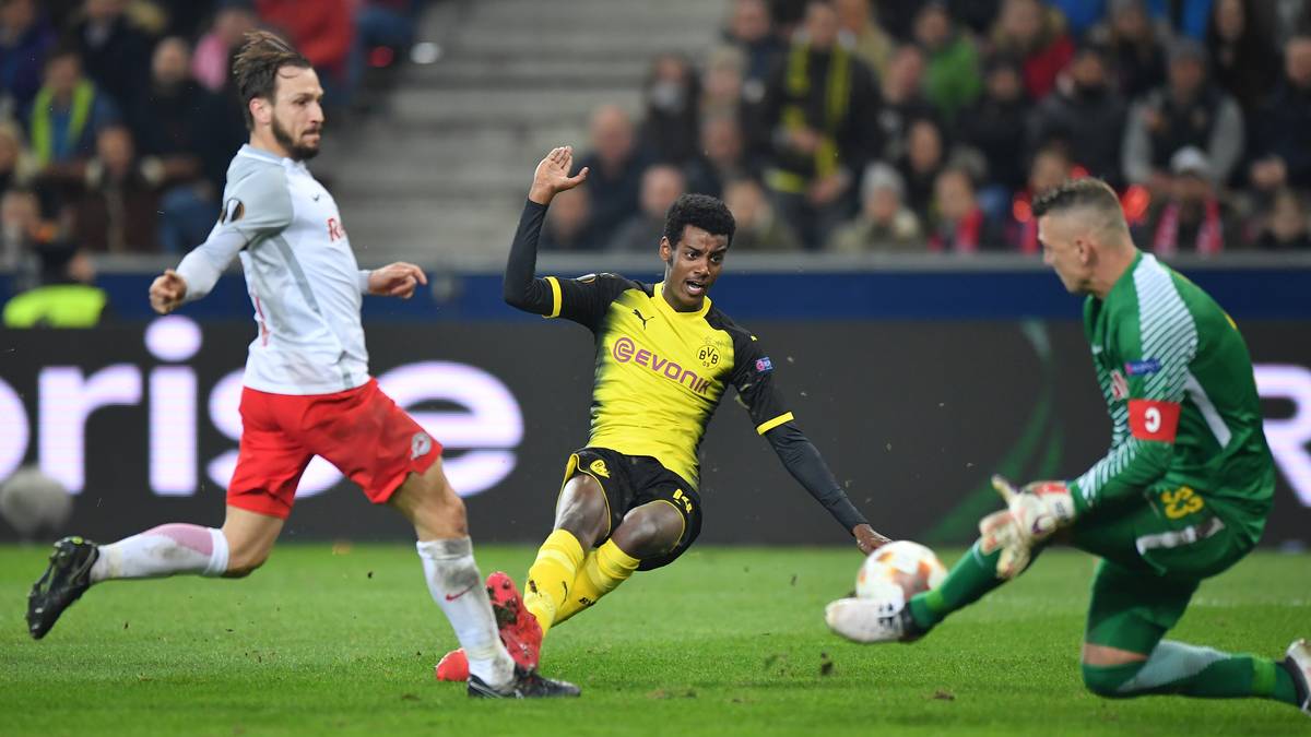 ALEXANDER ISAK (ab 46.): Der junge Schwede ersetzte den angeschlagenen Reus. Hatte gleich zwei Mal die Riesenchance zur Dortmunder Führung. Doch beide Schüsse wehrte Salzburg-Keeper Walke ab. SPORT1-Note: 3,5 