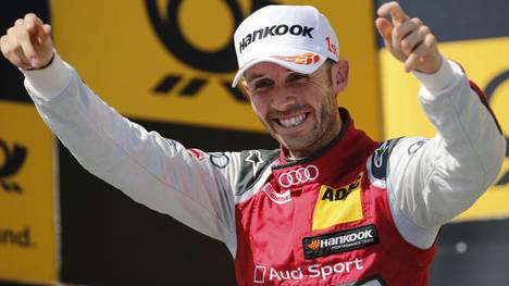 Freut sich über die Führung in der DTM-Fahrerwertung: Audi-Pilot Rene Rast
