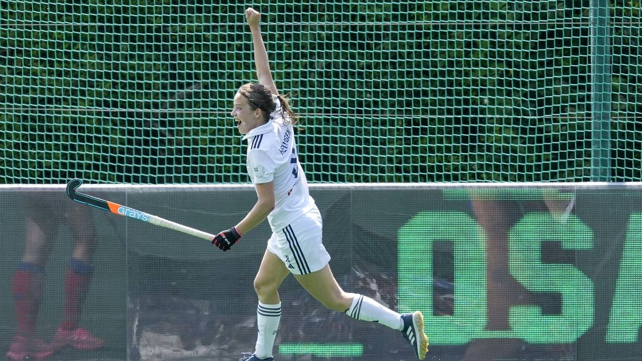Hockey: Deutsche Frauen mit Doppelsieg gegen England