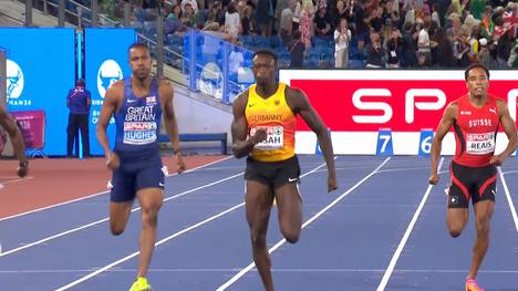 Starker Tag für die deutschen Athleten bei der Leichtathletik-EM. Owen Ansah sprintet sich zu Gold über 200 Meter. Auch Hürdenläufer Emil Agyekum und Diskuswerferin Shanice Craft tüteten Edelmetall ein.