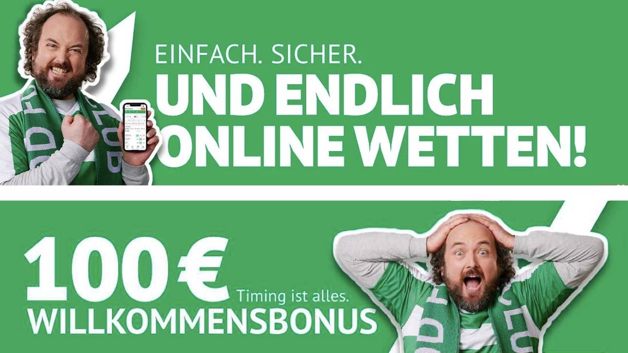 Bei ODDSET können Neukunden einen Willkommensbonus von 100% erhalten.