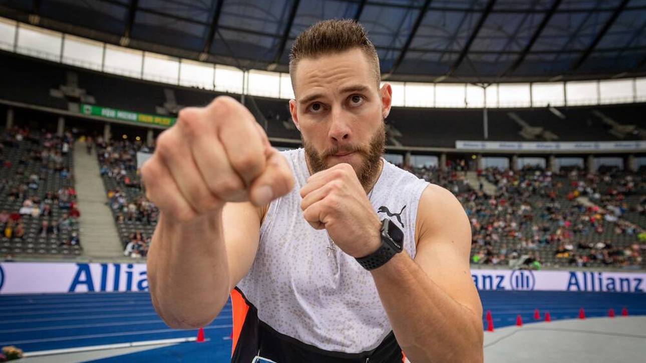 Johannes Vetter beim ISTAF in Berlin im September 2021