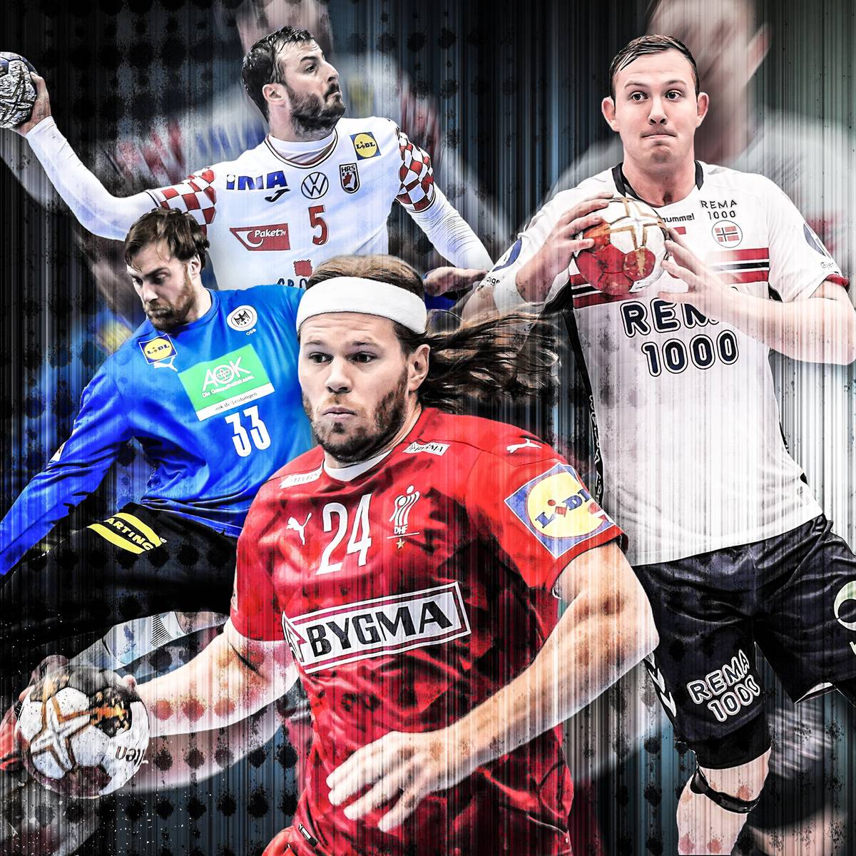 Handball-WM 2021 Die Top-Stars mit Sagosen, Hansen, Duvnjak, Gensheimer