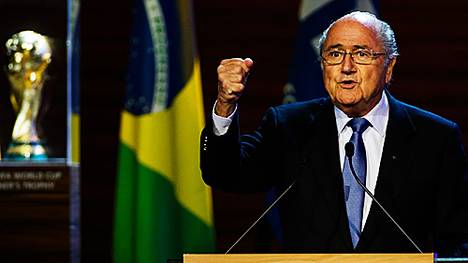 FIFA-Boss Joseph S. Blatter ist zufrieden mit der WM in Brasilien