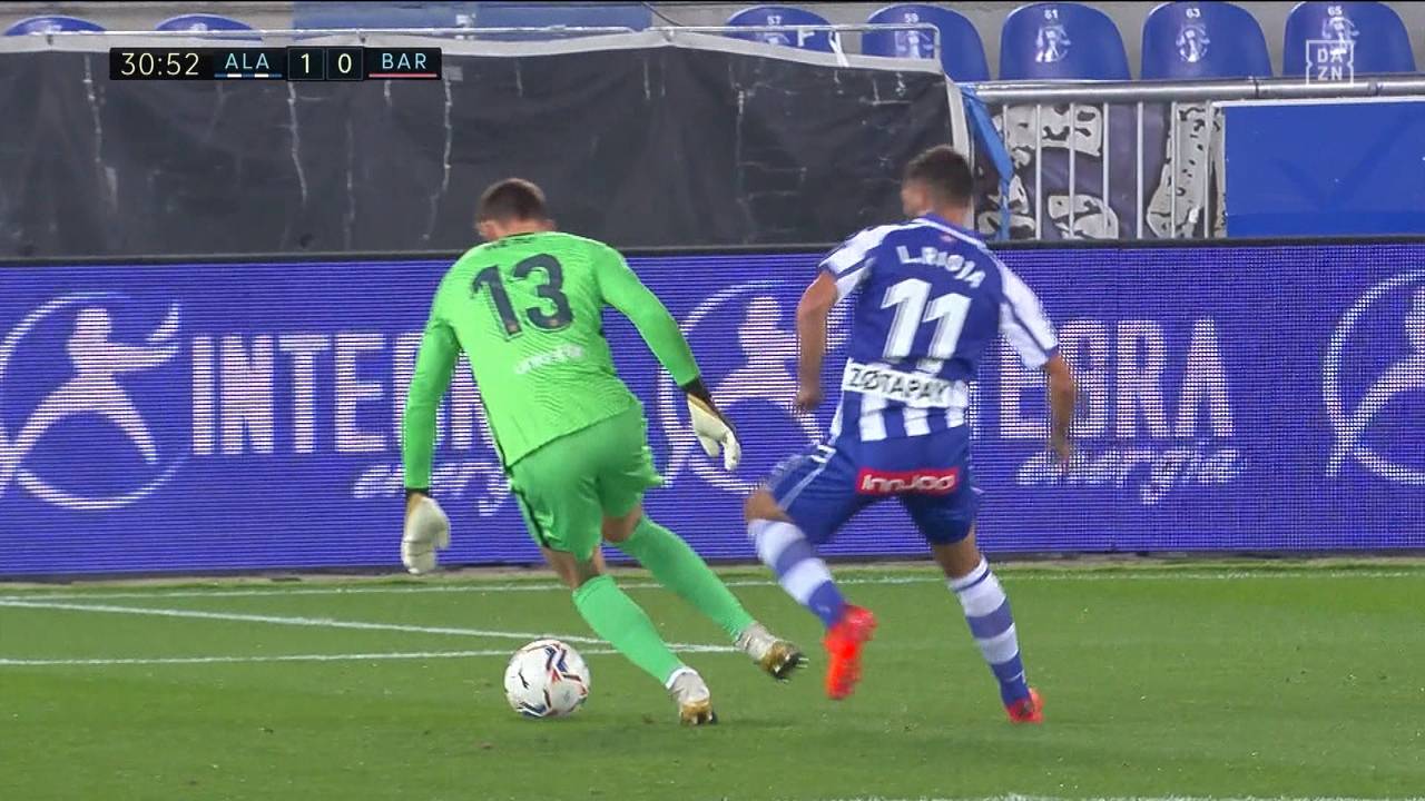 Deportivo Alaves - FC Barcelona (1:1): Highlights im Video | La Liga