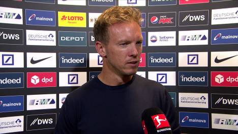 Nach dem Sieg der Bayern im Spiel gegen die Eintracht verrät Trainer Julian Nagelsmann, was Neuzugang Sadio Mané so besonders auf und neben dem Platz macht. 