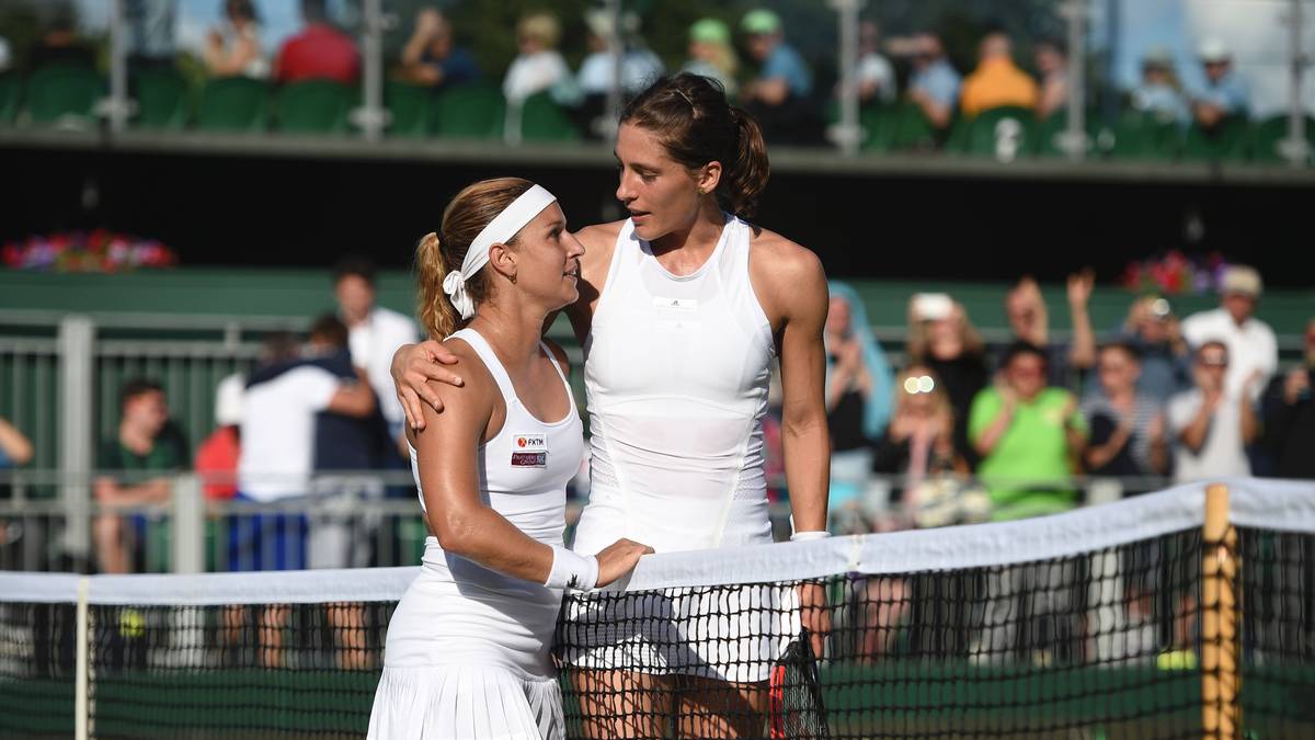 Im entscheidenden dritten Satz wehrte Petkovic fünf Matchbälle ab, musste sich am Ende aber trotzdem mit 3:6, 6:3 und 7:9 geschlagen geben. Nach dem Spiel ist Petkovic den Tränen nahe