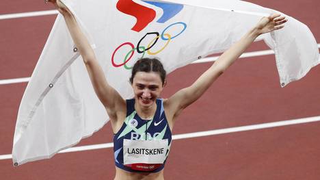 Marija Lassizkene holt die Gold-Medaille