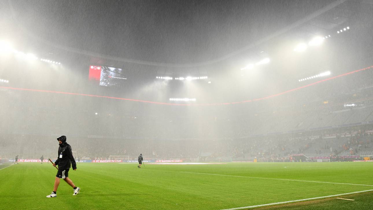 Unwetter verzögert Eröffnungsspiel