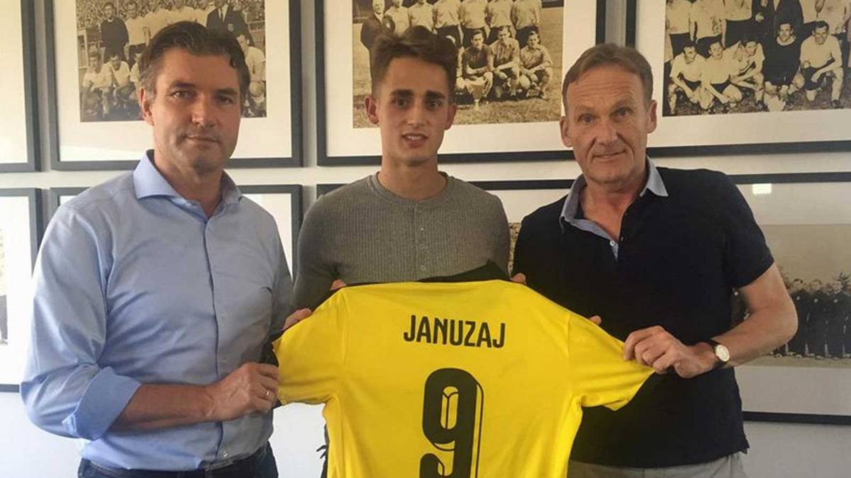 Der 20-jährige Belgier wird für ein Jahr ausgeliehen und erhält bei den Borussen die Nummer neun. Laut "Bild" gibt es keine Kaufoption.