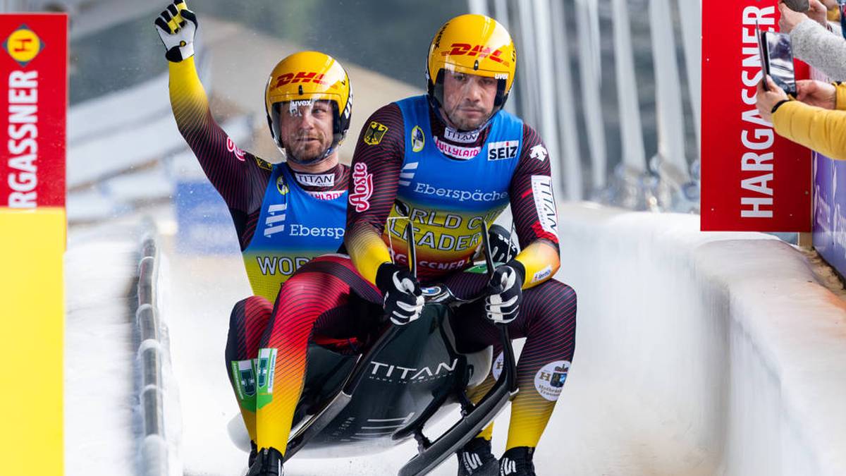 Bei den Männern tritt das beste Doppelsitzer-Duo der Historie an. Tobias Wendl (v.) und Tobias Arlt verpassten in Cortina 12 Jahre nach ihrem ersten Triumph in Sotschi den vierten Olympiasieg in Folge, holten aber zumindest Bronze - auch in der Teamstaffel geht kein Weg an Deutschland vorbei
