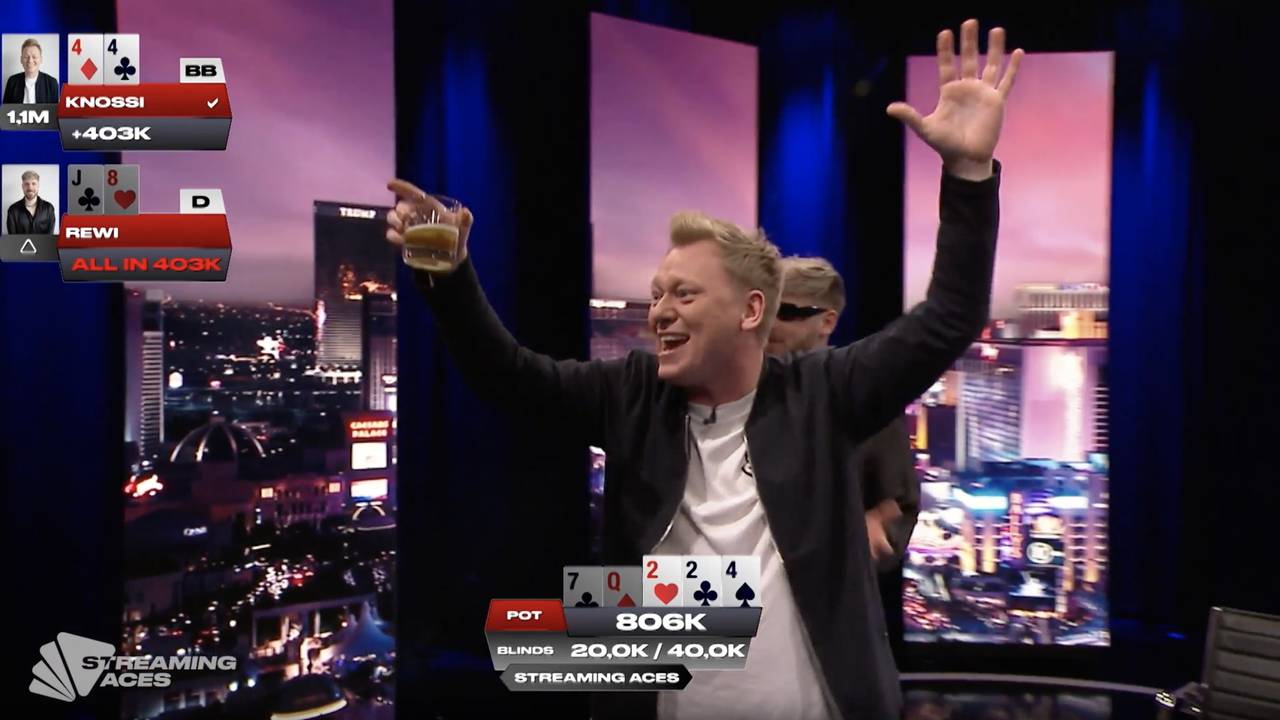 Streaming Aces: Pokershopw mit Knossi um 100000 Euro Preisgeld