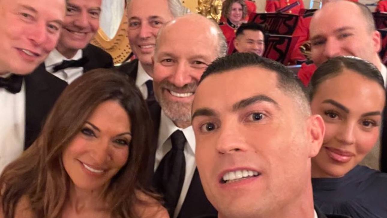 Irres Ronaldo-Selfie aus Weißen Haus