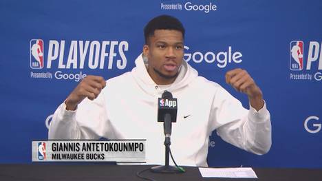 Giannis Antetokounmpo gerät nach der knappen Niederlage gegen die Pacers mit dem Vater von Tyrese Haliburton aneinander. Er sei ihm gegenüber "respektlos" gewesen.
