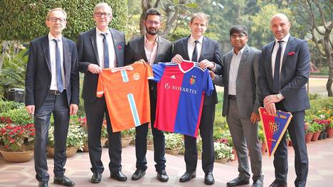 Der FC Basel und Chennai City FC schließen eine Kooperation
