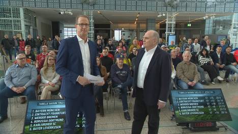 Bayerns Ehrenpräsident Uli Hoeneß spricht im STAHLWERK Doppelpass über den Titelkampf in der Bundesliga, sieht aber keine Konkurrenz für die Bayern.