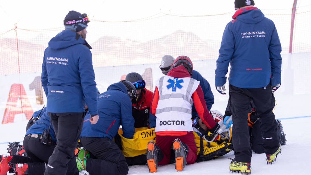 Schlimmer Sturz auf der Streif