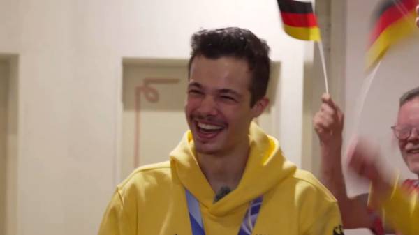 Frenetischer Empfang für deutschen Gold-Helden