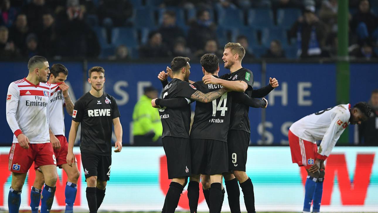 Terodde belebt Köln – HSV am Boden