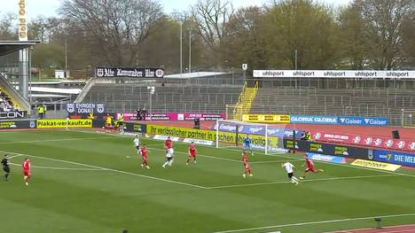 Die Highlights der Partie SSV Ulm 1846 - SC Verl aus der 3. Liga im Video.