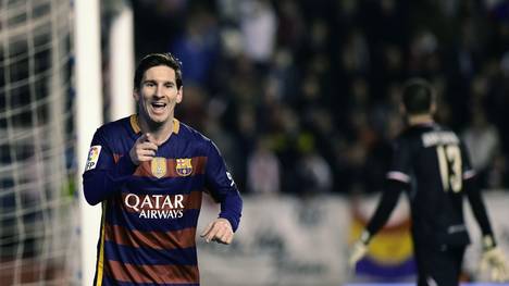 Lionel Messi kommt mit dem FC Barcelona der Meisterschaft mit großen Schritten näher