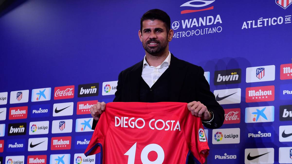 PLATZ 4 - DIEGO COSTA (Sturm, Spanien): für 66 Millionen Euro vom FC Chelsea zu ATLETICO MADRID