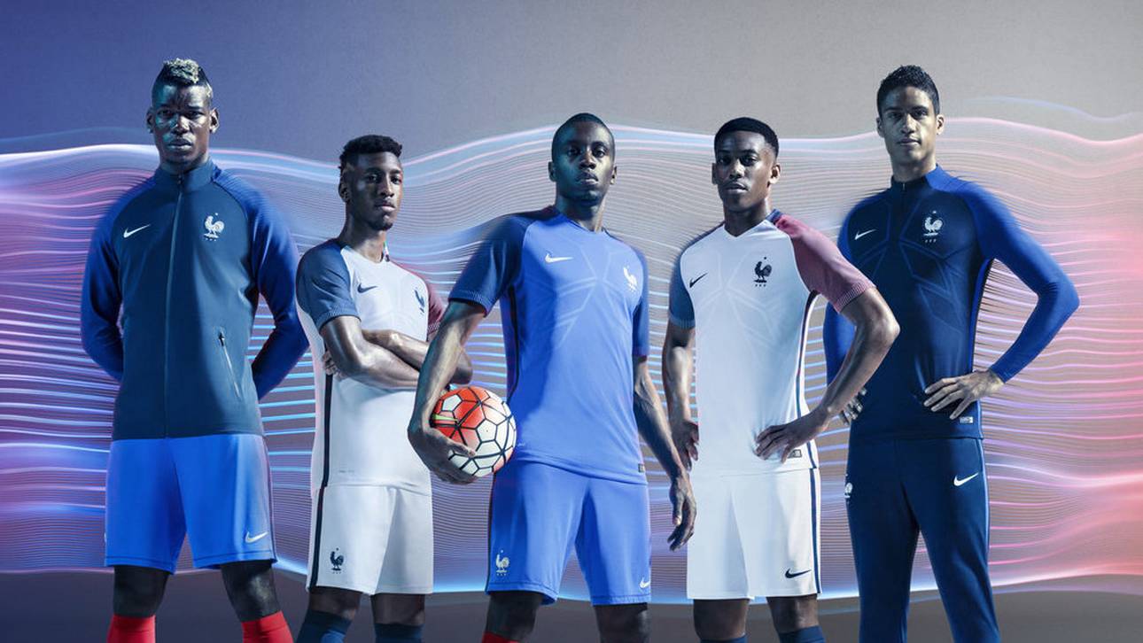 Das EM-Trikot der Equipe Tricolore