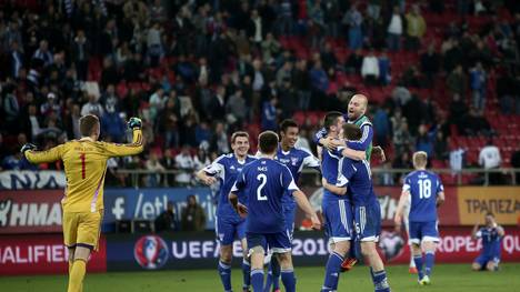 Die Färöer feierten gegen Griechenland ihren größten Erfolg seit 1990