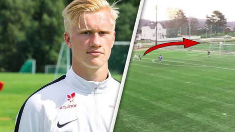 Haaland 2.0! Albert Braut Tjaaland ist der Cousin von Erling Haaland, trifft wie der BVB-Stürmer und steht jetzt vor dem Sprung in ein Profiteam.