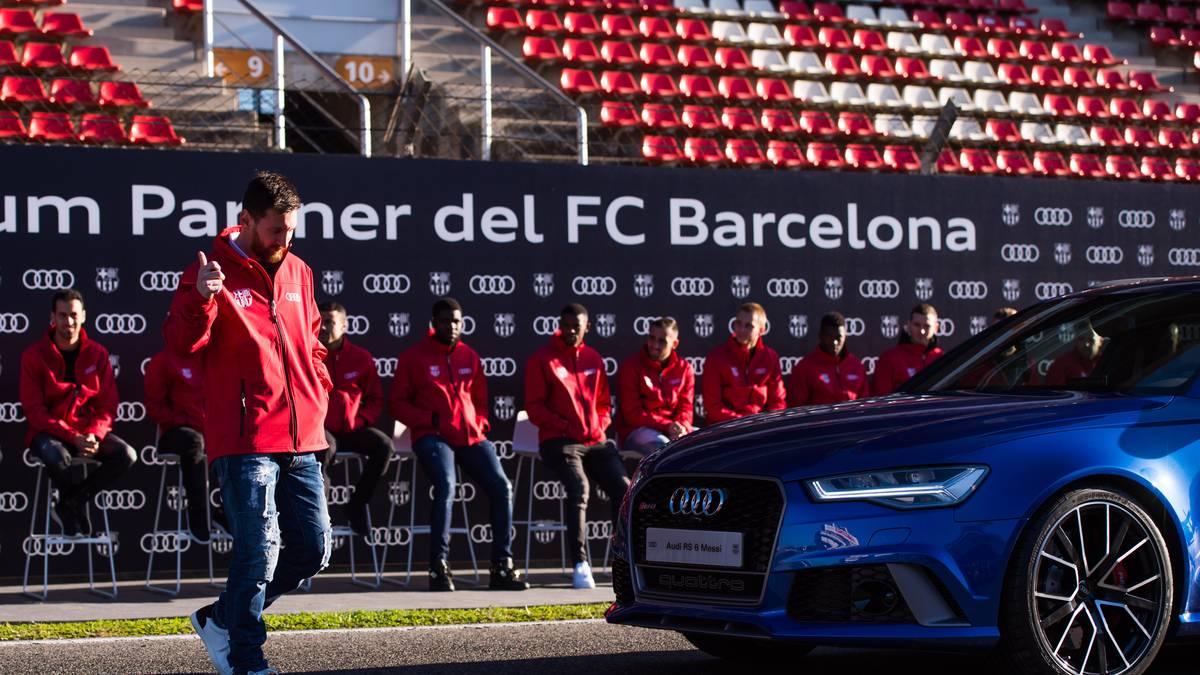 Auf dem Circuit de Barcelona-Catalunya in Montmelo gab es für die Stars des FC Barcelona kurz vor Weihnachten schon eine Bescherung. Für diese Sportflitzer und Luxusschlitten haben sich Lionel Messi und Co. entschieden