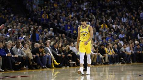 Stephen Curry fehlt den Golden State Warriors verletzt