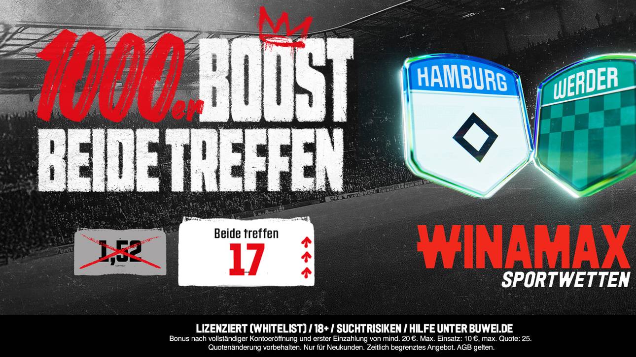 Winamax 1000er Quotenboost