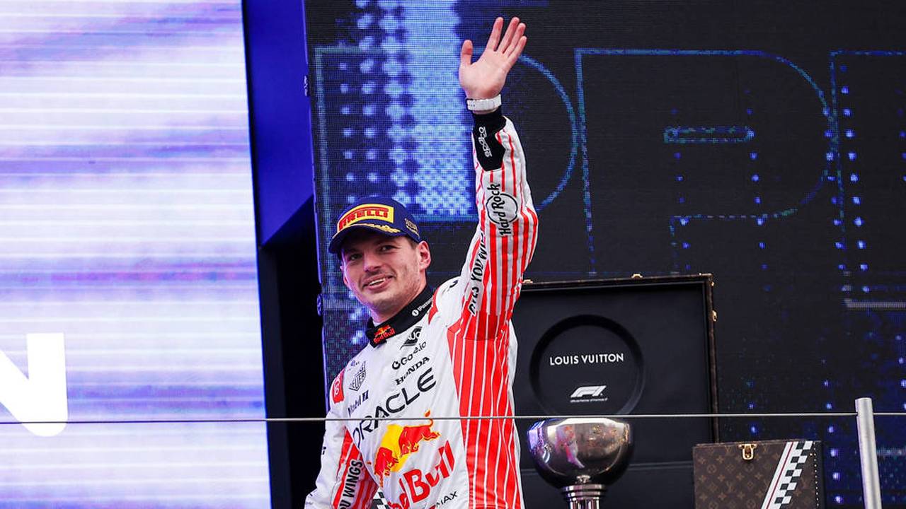 Frohe Kunde: Verstappen im Glück