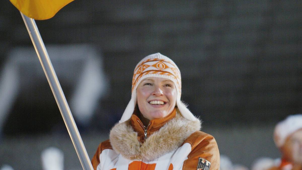 2002 in Salt Lake City: Ski-Rennfahrerin Hilde Gerg