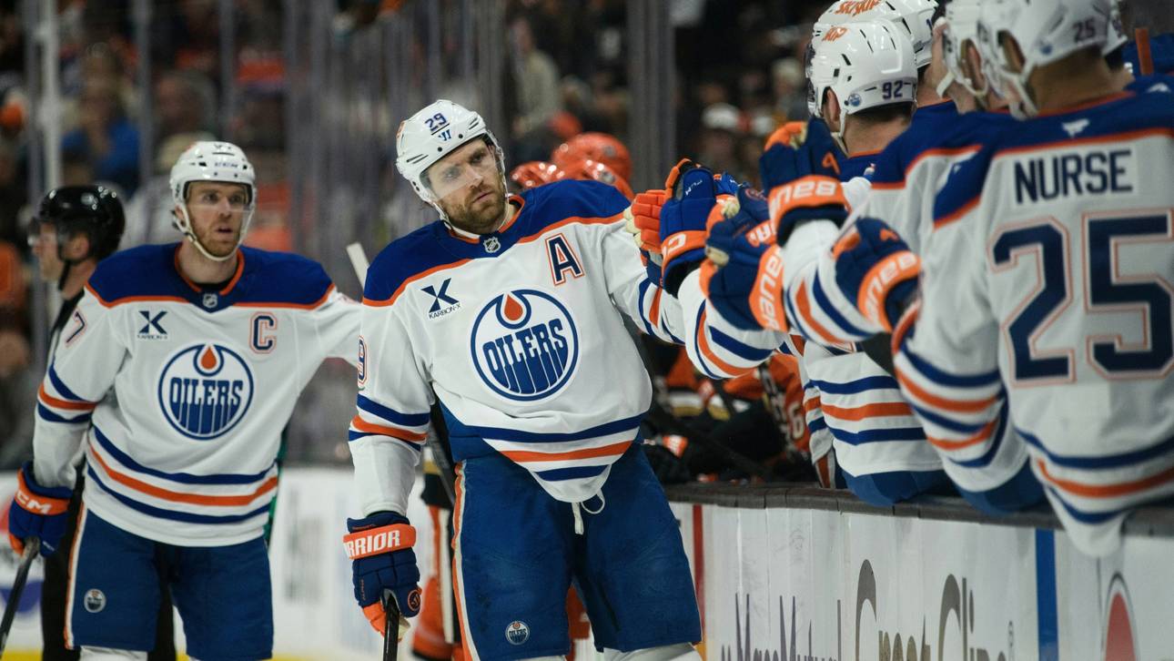 NHL: Dämpfer für Draisaitl – Debüt-Treffer für Peterka