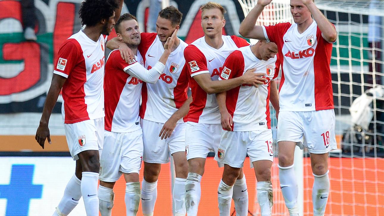 FC Augsburg feiert Torfestival